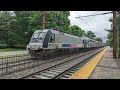 Railfanning NJ Transit at Short Hills 6-5-24: the late morning rush and it ends with horn show!