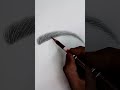 How to draw realistic eyebrow for BEGINNERS - EASY TUTORIAL || STEP By STEP VIDEO ..!!