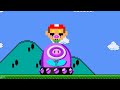 Super Mario Bros. but there are MORE Custom Flower All Characters! | Game Animation