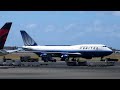 United Airlines Boeing 747 Honolulu International Airport Oahu Hawaii