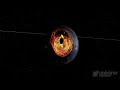Earth bombarded by meteors