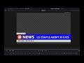 How to make a scrolling text news ticker in Davinci resolve fusion