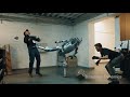 robot kicks man in the balls