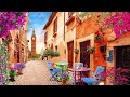 Romance Italian Seaside Cafe Ambience | Relaxing Bossa Nova Jazz for Good Mood and Stress Relief