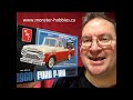 Unboxing The New AMT 1960 Ford F 100 Pickup Truck With Trailer Down And Dirty Version