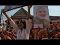 Electrifying atmosphere in Belagavi! Unparalleled affection for PM Modi at roadshow in Karnataka