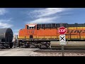 CPKC Grain and an Executive SD70 Chase on the Creston Subdivision