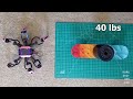 The STRONGEST Hexapod Robot EVER! Towing Capacity of a Spider Robot.