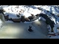 Koi pond at Zero degrees f