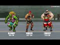 Street Fighter All Character Heights Comparison | How Tall are SF6 Fighters? Height & Size Compared