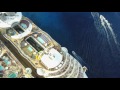 [4K] DJI Mavic Pro Harmony of the Seas Freedom of the Seas Side by Side Comparison in Cozumel