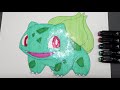 Free Coloring Pagess - Coloring Bulbasaur from Pokemon