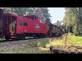 Steam train in Bryson City, North Carolina