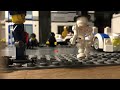 SCARY SKELETON IN TOWN! LEGO stop motion Halloween