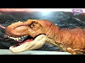 Super Colossal T-Rex eats 50 Mini Dinosaurs - Jurassic World Fallen Kingdom Dinosaurs