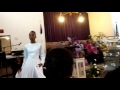 My nieces praise dance at my brother's funeral.