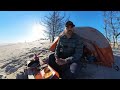SOLO Beach Camping: Facing HIGH TIDES and STRONG WINDS in the Wilderness