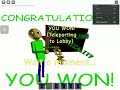How to win in baldi basic remasted in roblox