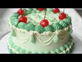 Vintage Cake Using Whipped Cream - How To Make Vintage Cake - Father's Day Cake