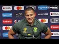 Cheslin Kolbe speaks on covering scrum half for the Springboks in the Rugby World Cup final