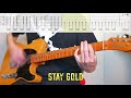 【TAB譜】Stay Gold/Hi-Standard ギターカバー 【練習用にも】