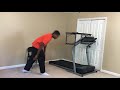 Treadmill workout and 100 push ups