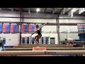 Front toss on beam!! (Morgan Clements 2026)