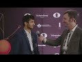Vidit's Interview Just After Beating Hikaru Nakamura in 2024 FIDE Candidates