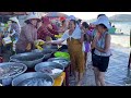 Du Khách Kéo Nhau Đến Hòn Rơm Phan Thiết Tắm Biển Ăn Hải Sản | Rẻ Ngon Gỏi Ốc Giấy 35k/kg
