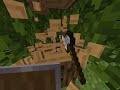 ASMR Minecraft breaking wood