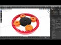 Planetary Gear Animation in Blender