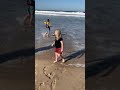 Grandkids first day at the beach