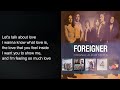 Foreigner - I want to know What Love is