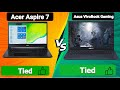 Acer Aspire 7 vs Asus Vivobook gaming F571gt - which should you buy? best under 55k