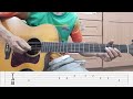 สอน intro เพลง ตลอดเวลา ปู พงษ์สิทธิ์ คำภีร์  TAB guitar