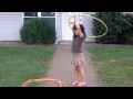 6 year old hula hooping