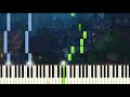 Genshin Impact Mondstadt - Night theme - Piano tutorial
