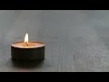 2 hours 4K burning candle - With Relaxing Music For Deep Sleep And Concentration And Meditation