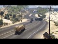 Irani Fighter Jets & Helicopters Attack on Israeli Military Weapons Supply Convoy - GTA5