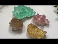 DIY Molds and Stunning Opal Glow in the Dark Resin Crystals!