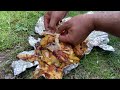Whole chickens buried in the ground!!! Have you ever cooked chicken this way?