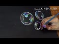 How to draw realistic bubbles