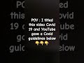 COVID-19||#shorts #trending #covid19 #viral #memes #pov