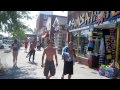 Walking Tour Rehoboth Beach Delaware Boardwalk on a hot summer afternoon