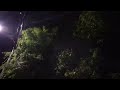 Power lines Sparking in Lightning Storm