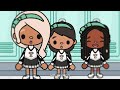 twins school morning routine (EP.4) | *with voice* | toca boca roleplay