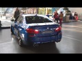 BMW M5 F10 Revs in the Limiter during a Presentation in the BMW World Munich