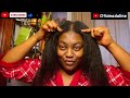 5months Relaxer Update | wash, deep condition,moisturizing and Air drying routine | otismadaline