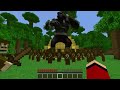 How JJ and Mikey Become Scary Mimic Dweller at Night and Attack The Village in Minecraft !