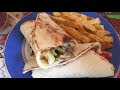 Chicken Shawarma | Pita Bread | Piri Piri Fries | Awesome n Tasty | Good for all ages😋